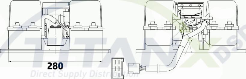 TITANX BL129003 - Sisätilapuhallin inparts.fi