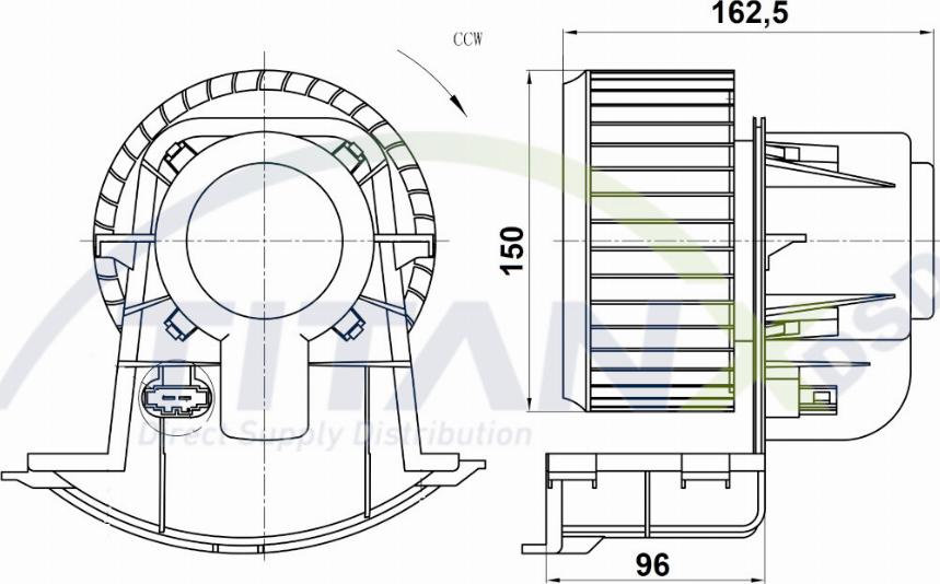 TITANX BL339007 - Sisätilapuhallin inparts.fi