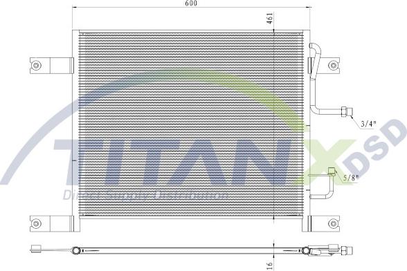 TITANX CD159002 - Lauhdutin, ilmastointilaite inparts.fi