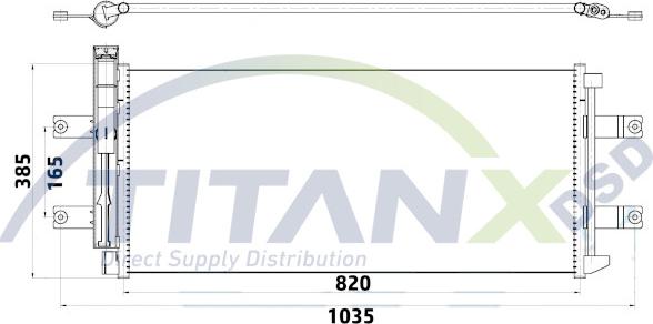 TITANX CD119010 - Lauhdutin, ilmastointilaite inparts.fi