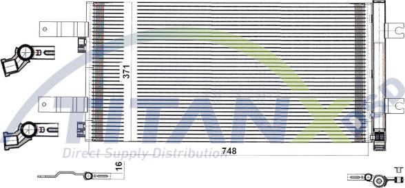 TITANX CD139006 - Lauhdutin, ilmastointilaite inparts.fi