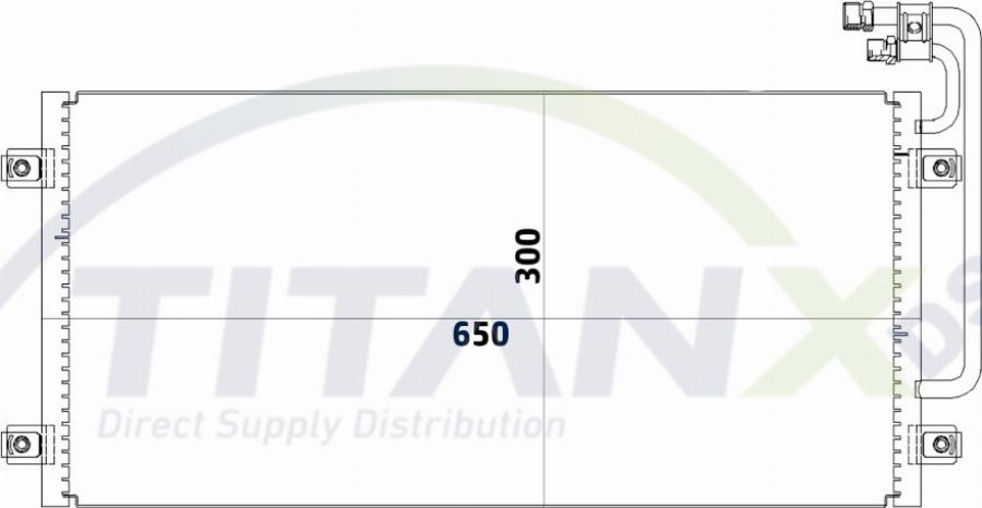 TITANX CD139001 - Lauhdutin, ilmastointilaite inparts.fi