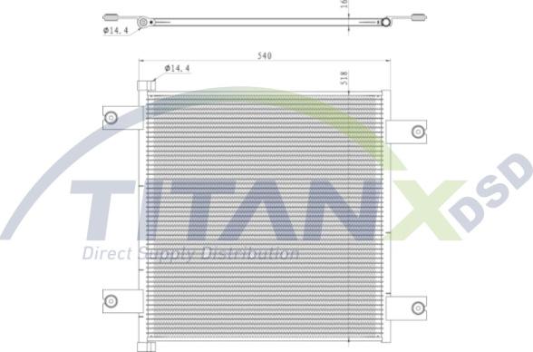 TITANX CD179004 - Lauhdutin, ilmastointilaite inparts.fi