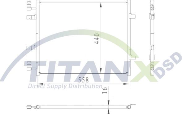 TITANX CD369007 - Lauhdutin, ilmastointilaite inparts.fi