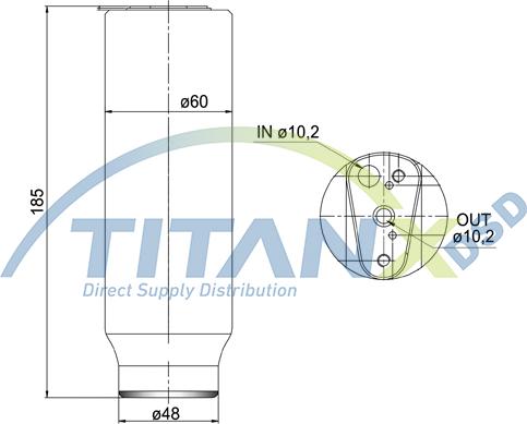 TITANX DR359001 - Kuivain, ilmastointilaite inparts.fi