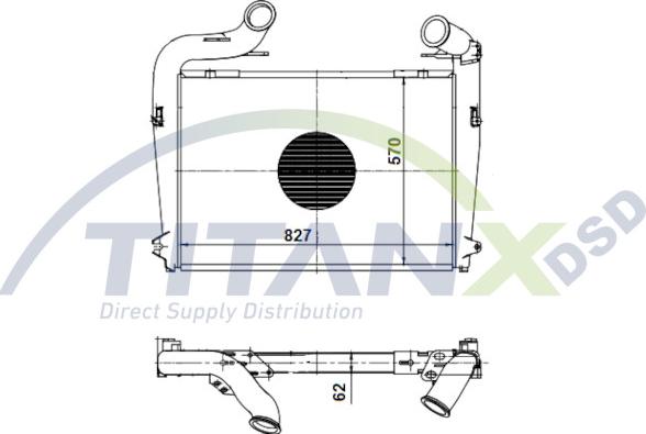 TITANX IC149005 - Välijäähdytin inparts.fi