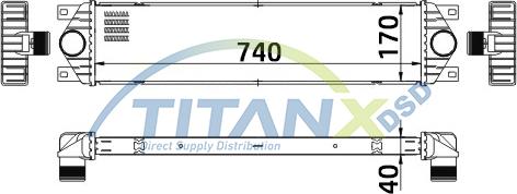 TITANX IC369003 - Välijäähdytin inparts.fi