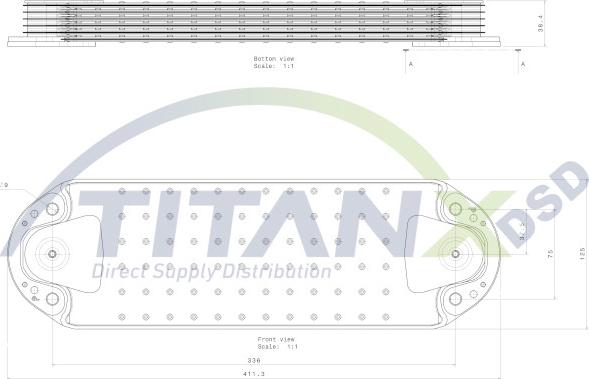 TITANX OX129001 - Moottoriöljyn jäähdytin inparts.fi