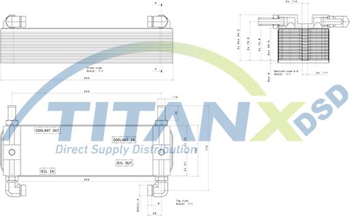 TITANX OX129008 - Öljynjäähdytin, autom. vaihteisto inparts.fi