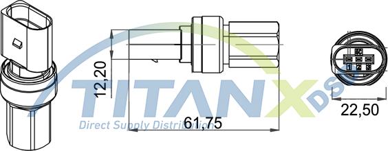 TITANX PR339002 - Painekytkin, ilmastointilaite inparts.fi