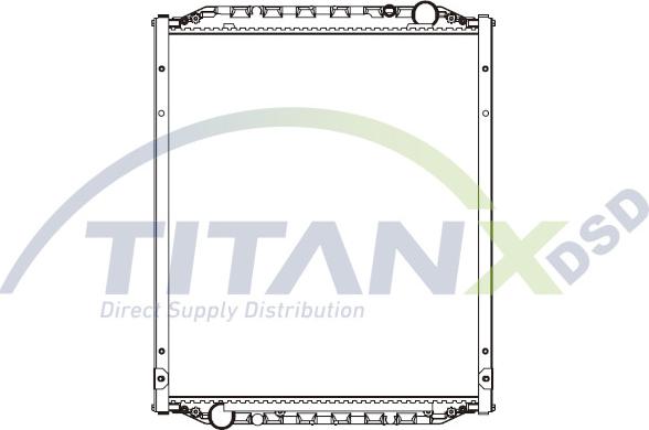 TITANX RD139013 - Jäähdytin,moottorin jäähdytys inparts.fi