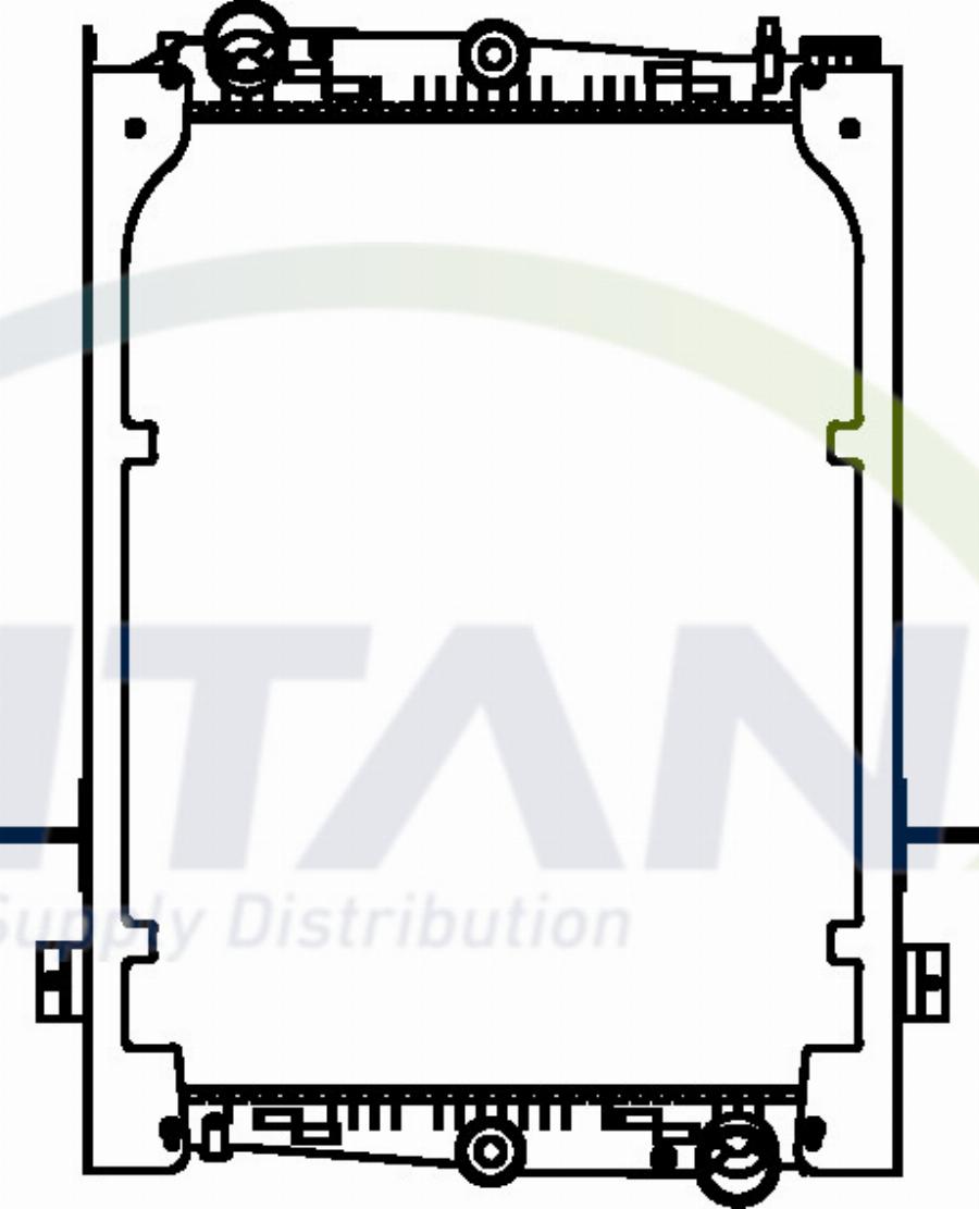 TITANX RD179006 - Jäähdytin,moottorin jäähdytys inparts.fi