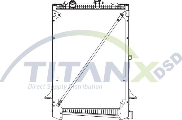 TITANX RD179008 - Jäähdytin,moottorin jäähdytys inparts.fi