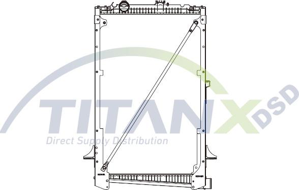 TITANX RD179007 - Jäähdytin,moottorin jäähdytys inparts.fi