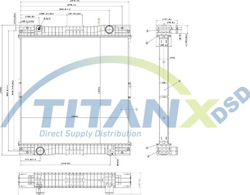 TITANX RX609003 - Jäähdytin,moottorin jäähdytys inparts.fi