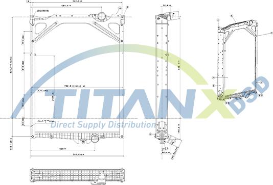 TITANX RX609011 - Jäähdytin,moottorin jäähdytys inparts.fi