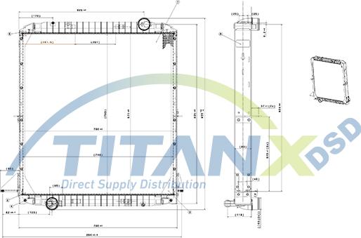 TITANX RX159018 - Jäähdytin,moottorin jäähdytys inparts.fi