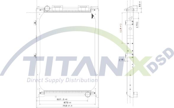 TITANX RX139006 - Jäähdytin,moottorin jäähdytys inparts.fi