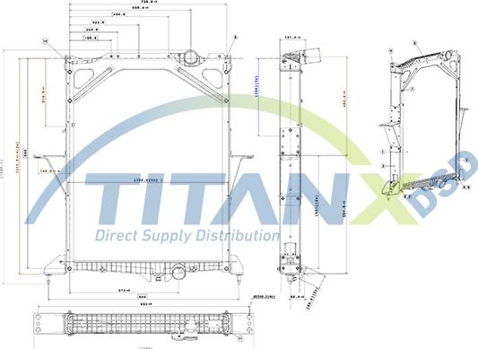 TITANX RX129005 - Jäähdytin,moottorin jäähdytys inparts.fi