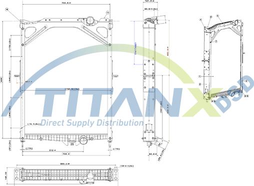 TITANX RX129003 - Jäähdytin,moottorin jäähdytys inparts.fi