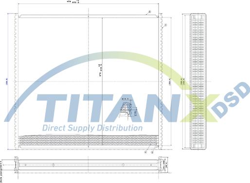 TITANX WX119002 - Jäähdytyskennosto, moottorin jäähdytys inparts.fi