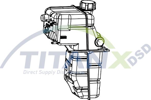 TITANX XT149001 - Nestesäiliö, jäähdytysneste inparts.fi