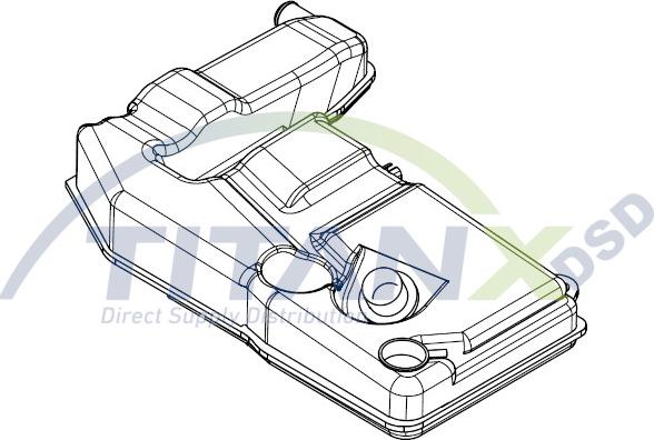 TITANX XT159001 - Nestesäiliö, jäähdytysneste inparts.fi