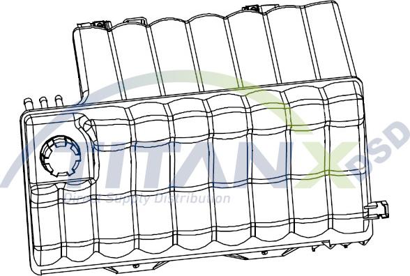 TITANX XT179005 - Nestesäiliö, jäähdytysneste inparts.fi