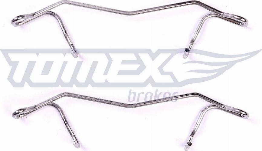 TOMEX brakes TX 44-62 - Tarvikesarja, jarrupala inparts.fi