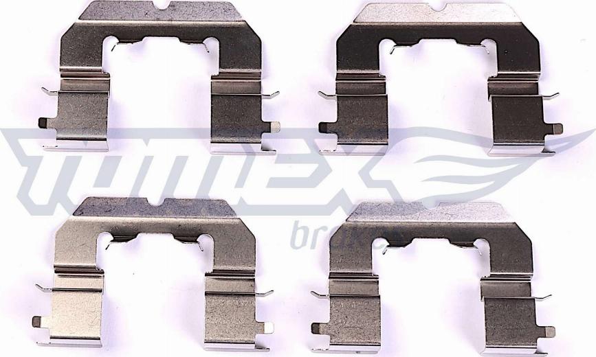 TOMEX brakes TX 44-80 - Tarvikesarja, jarrupala inparts.fi