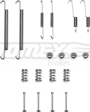 TOMEX brakes TX 40-60 - Tarvikesarja, jarrukengät inparts.fi