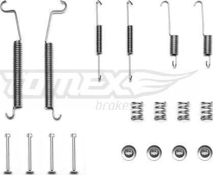 TOMEX brakes TX 40-67 - Tarvikesarja, jarrukengät inparts.fi