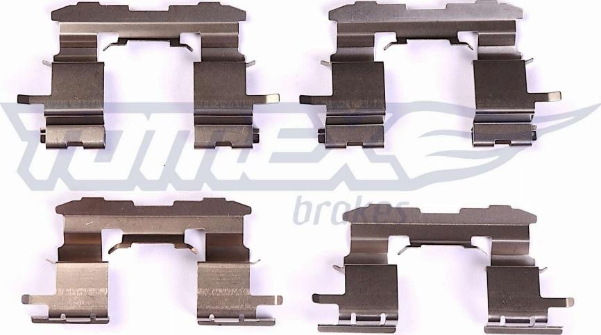 TOMEX brakes TX 43-97 - Tarvikesarja, jarrupala inparts.fi