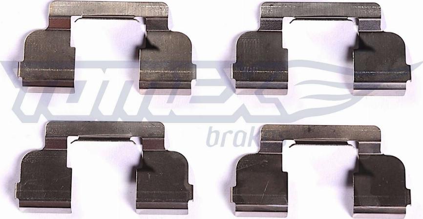 TOMEX brakes TX 43-58 - Tarvikesarja, jarrupala inparts.fi