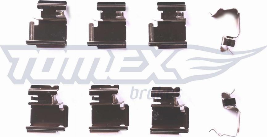 TOMEX brakes TX 43-01 - Tarvikesarja, jarrupala inparts.fi