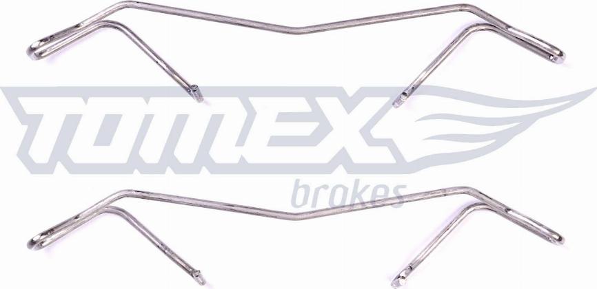 TOMEX brakes TX 43-07 - Tarvikesarja, jarrupala inparts.fi