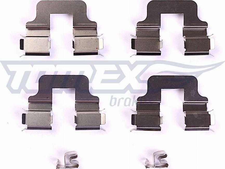 TOMEX brakes TX 43-14 - Tarvikesarja, jarrupala inparts.fi