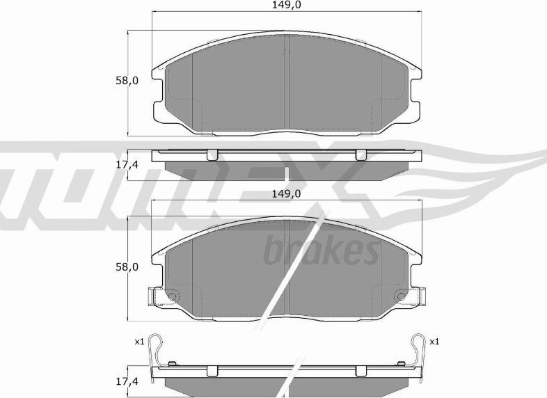 TOMEX brakes TX 14-54 - Jarrupala, levyjarru inparts.fi