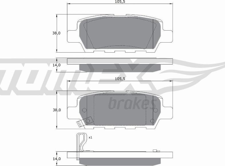 TOMEX brakes TX 14-21 - Jarrupala, levyjarru inparts.fi