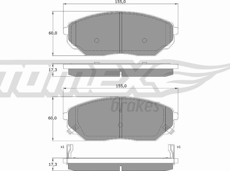 TOMEX brakes TX 15-53 - Jarrupala, levyjarru inparts.fi