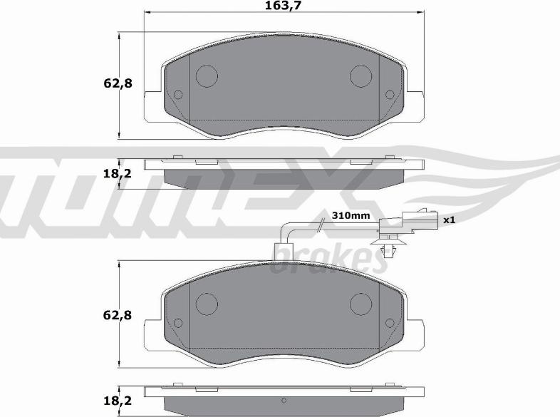 TOMEX brakes TX 16-49 - Jarrupala, levyjarru inparts.fi