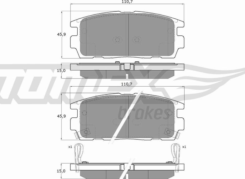 TOMEX brakes TX 16-43 - Jarrupala, levyjarru inparts.fi