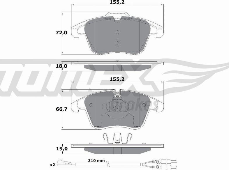 TOMEX brakes TX 16-55 - Jarrupala, levyjarru inparts.fi