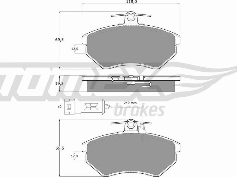 TOMEX brakes TX 10-111 - Jarrupala, levyjarru inparts.fi