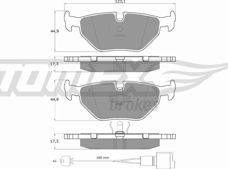 TOMEX brakes TX 10-701 - Jarrupala, levyjarru inparts.fi