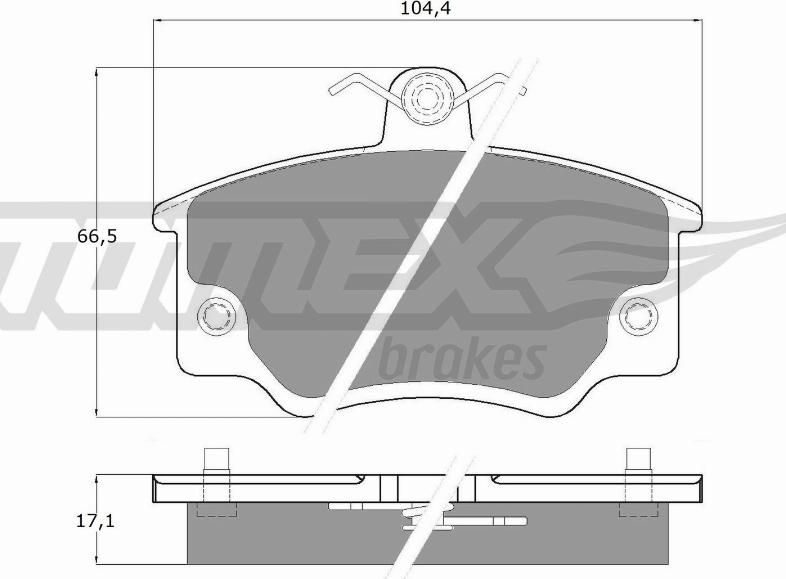 TOMEX brakes TX 10-731 - Jarrupala, levyjarru inparts.fi