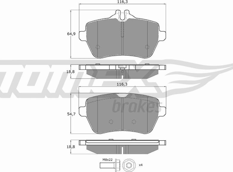 TOMEX brakes TX 18-78 - Jarrupala, levyjarru inparts.fi