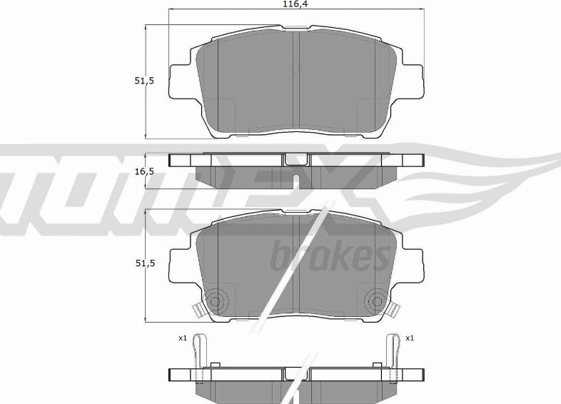 TOMEX brakes TX 13-88 - Jarrupala, levyjarru inparts.fi