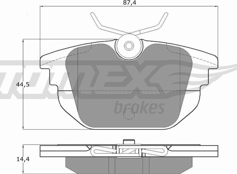 TOMEX brakes TX 12-43 - Jarrupala, levyjarru inparts.fi