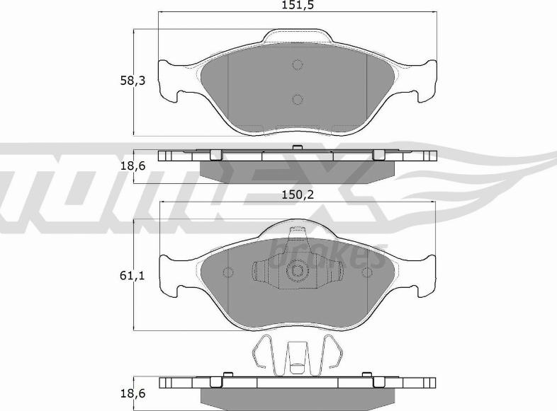 TOMEX brakes TX 12-55 - Jarrupala, levyjarru inparts.fi